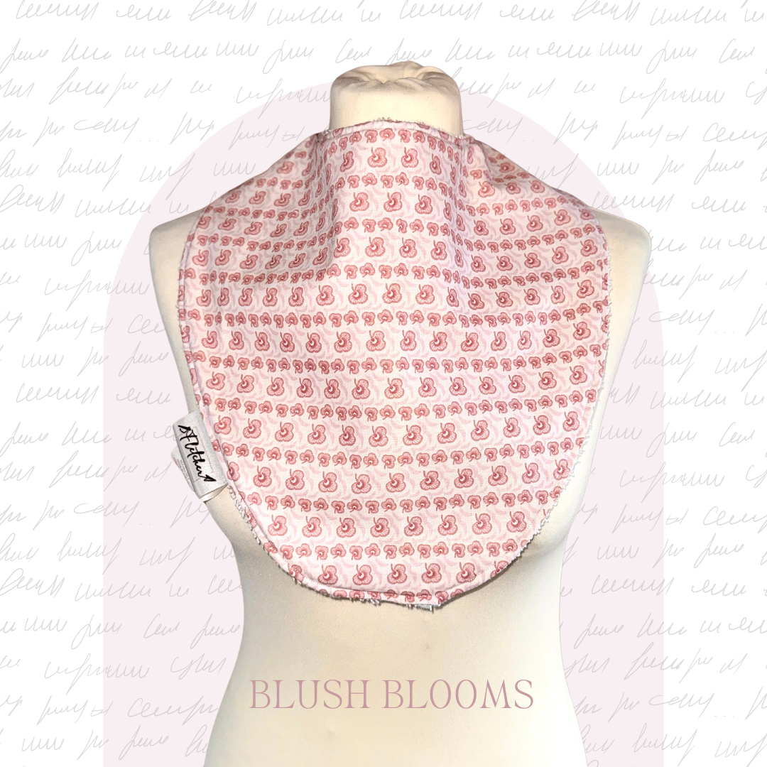 Adult Circular Bandana Dignity Bib - Floral Prints