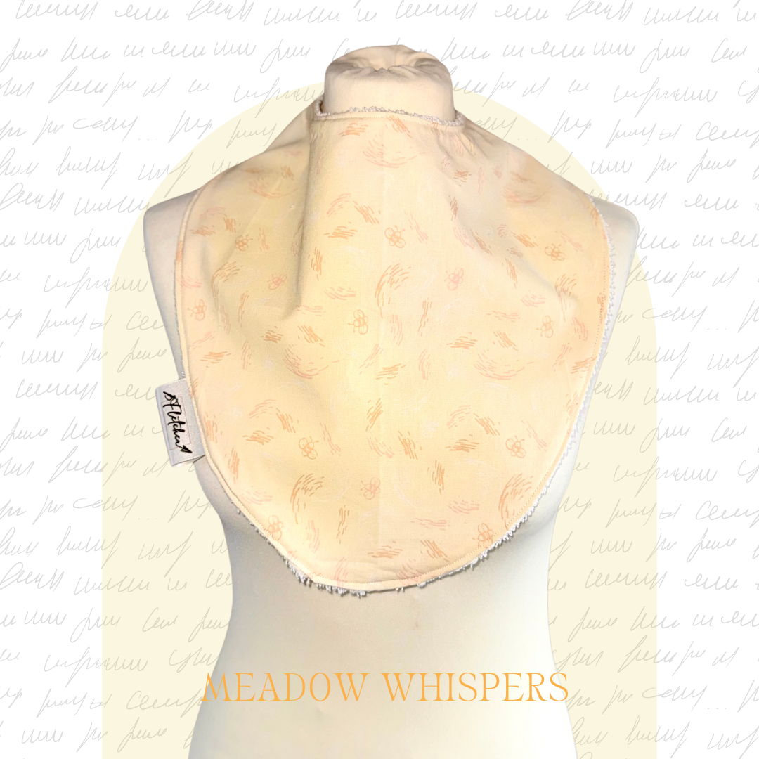 Adult Circular Bandana Dignity Bib - Floral Prints