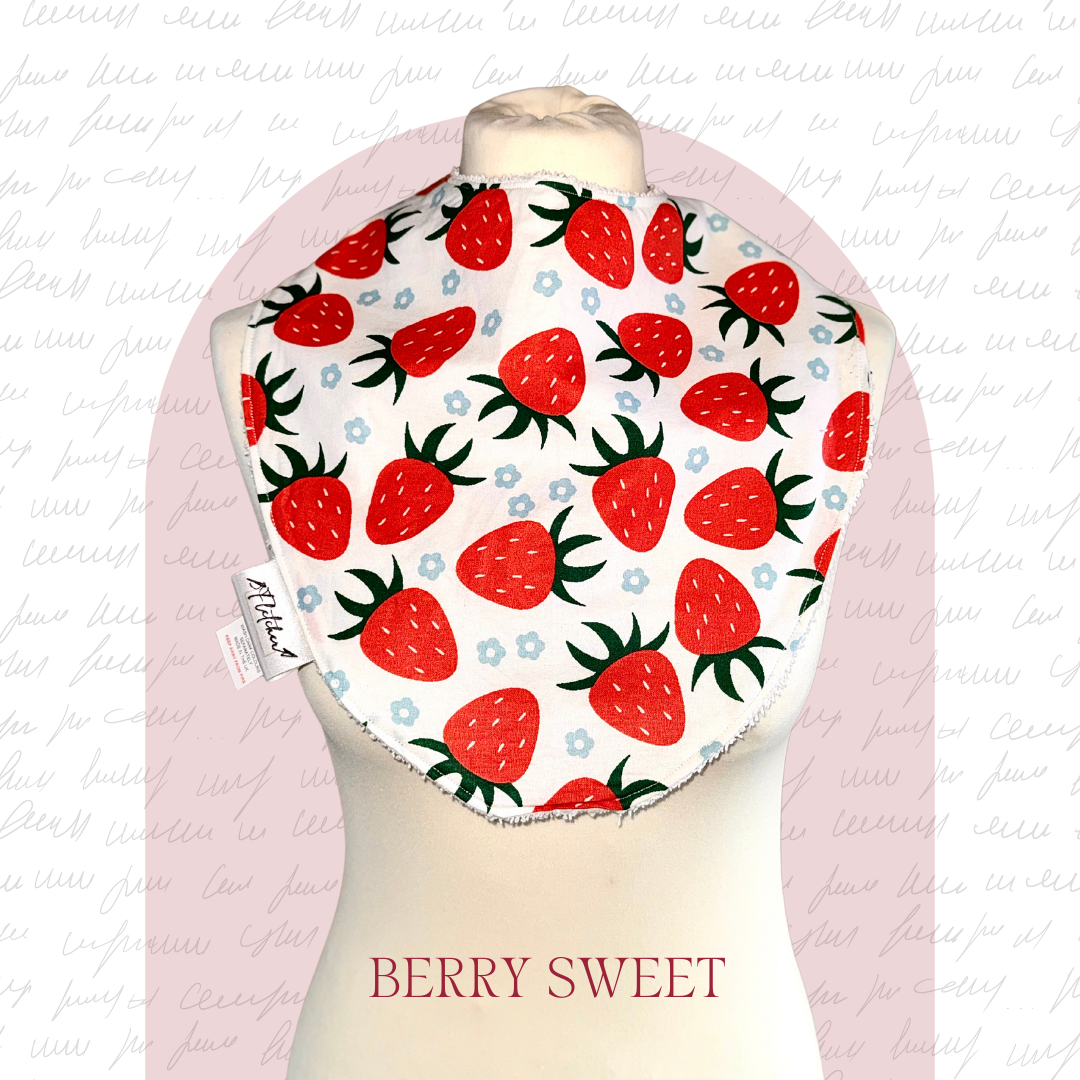 Adult Circular Bandana Dignity Bib - Foodie Prints