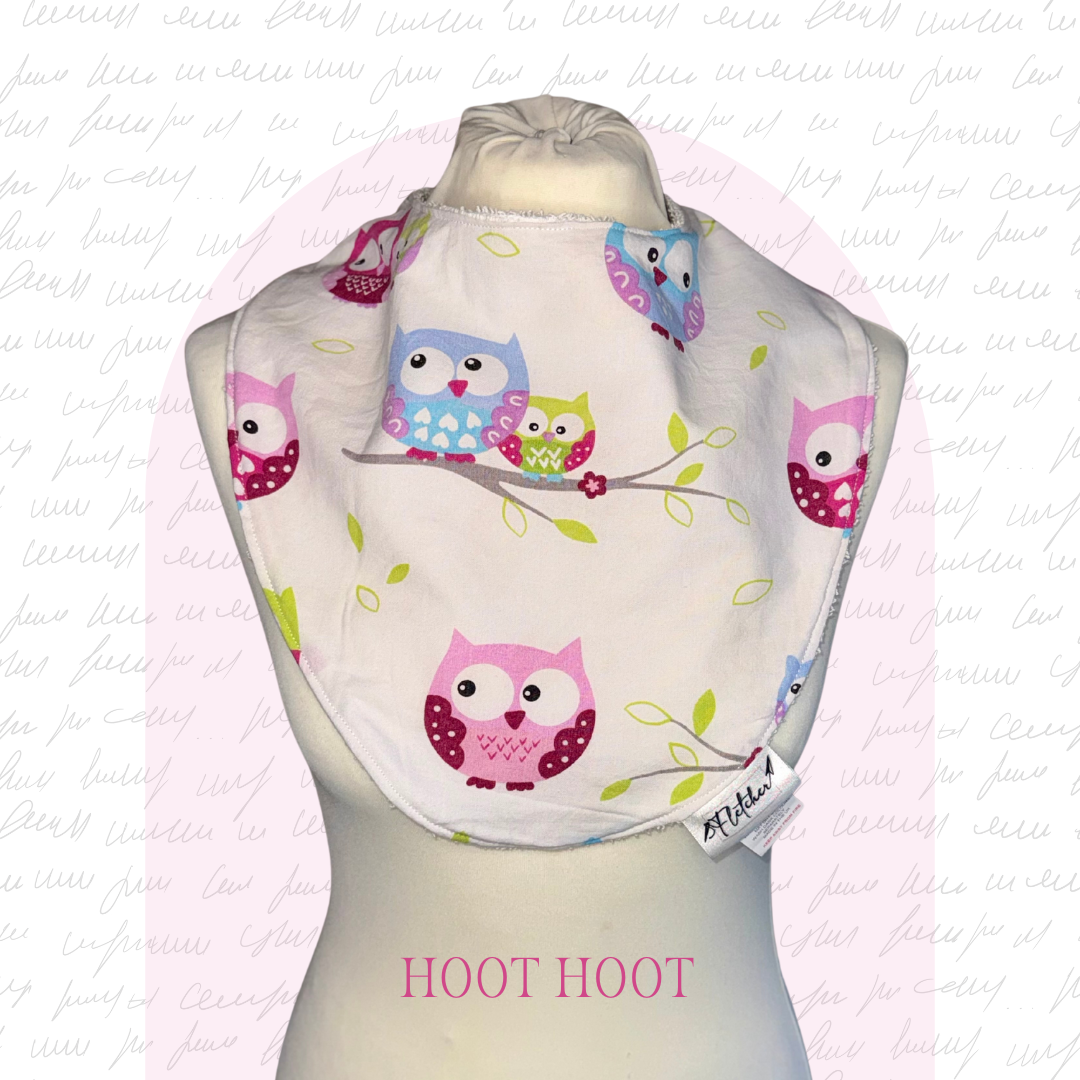 Adult Circular Bandana Dignity Bib - Animal Prints