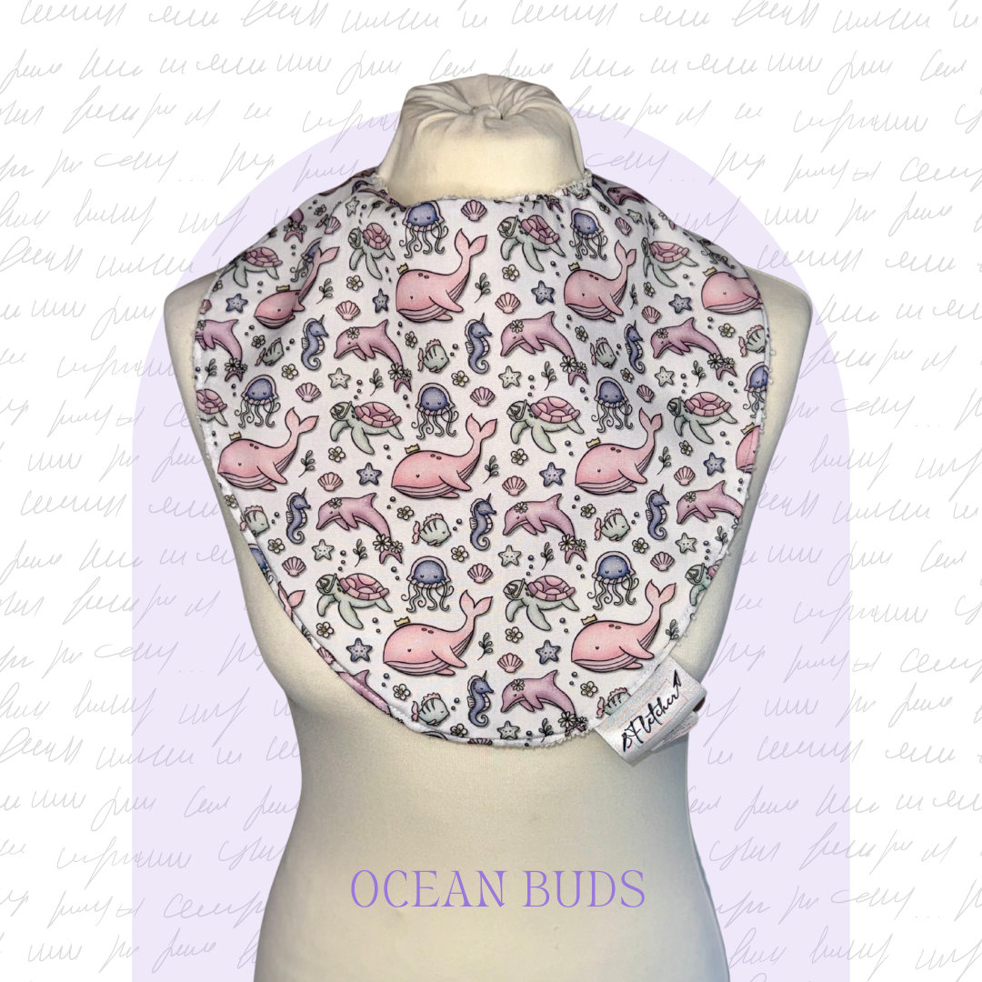 Adult Circular Bandana Dignity Bib - Animal Prints