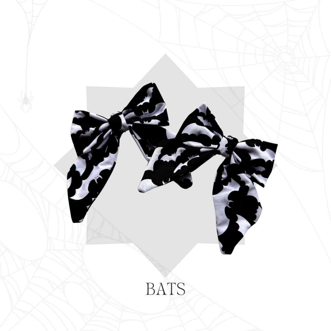 Halloween Bow Clips 2 Pack