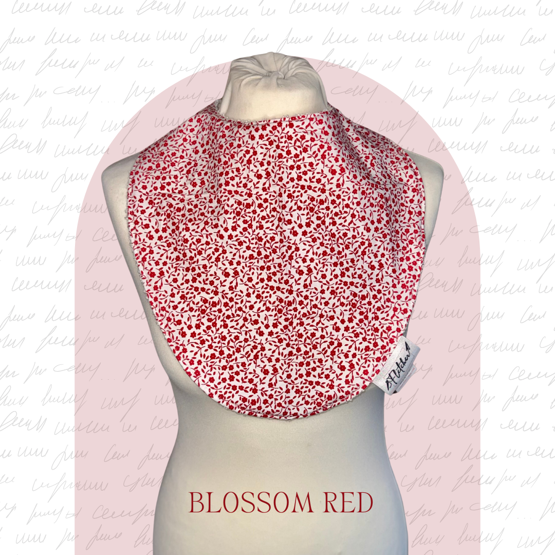 Adult Circular Bandana Dignity Bib - Floral Prints