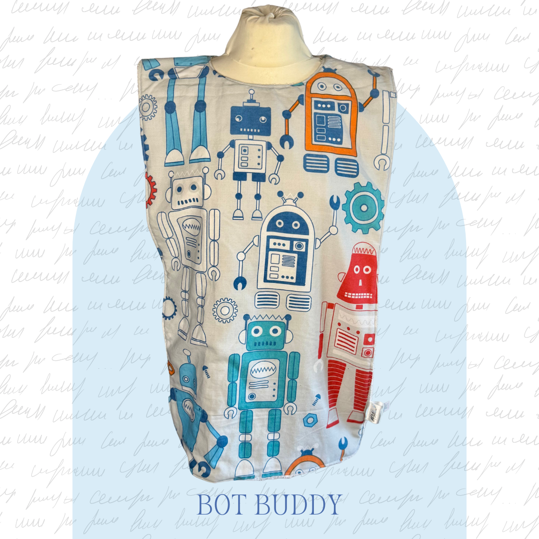 Adult Full Length Rectangular Dignity Bib - Classic Prints