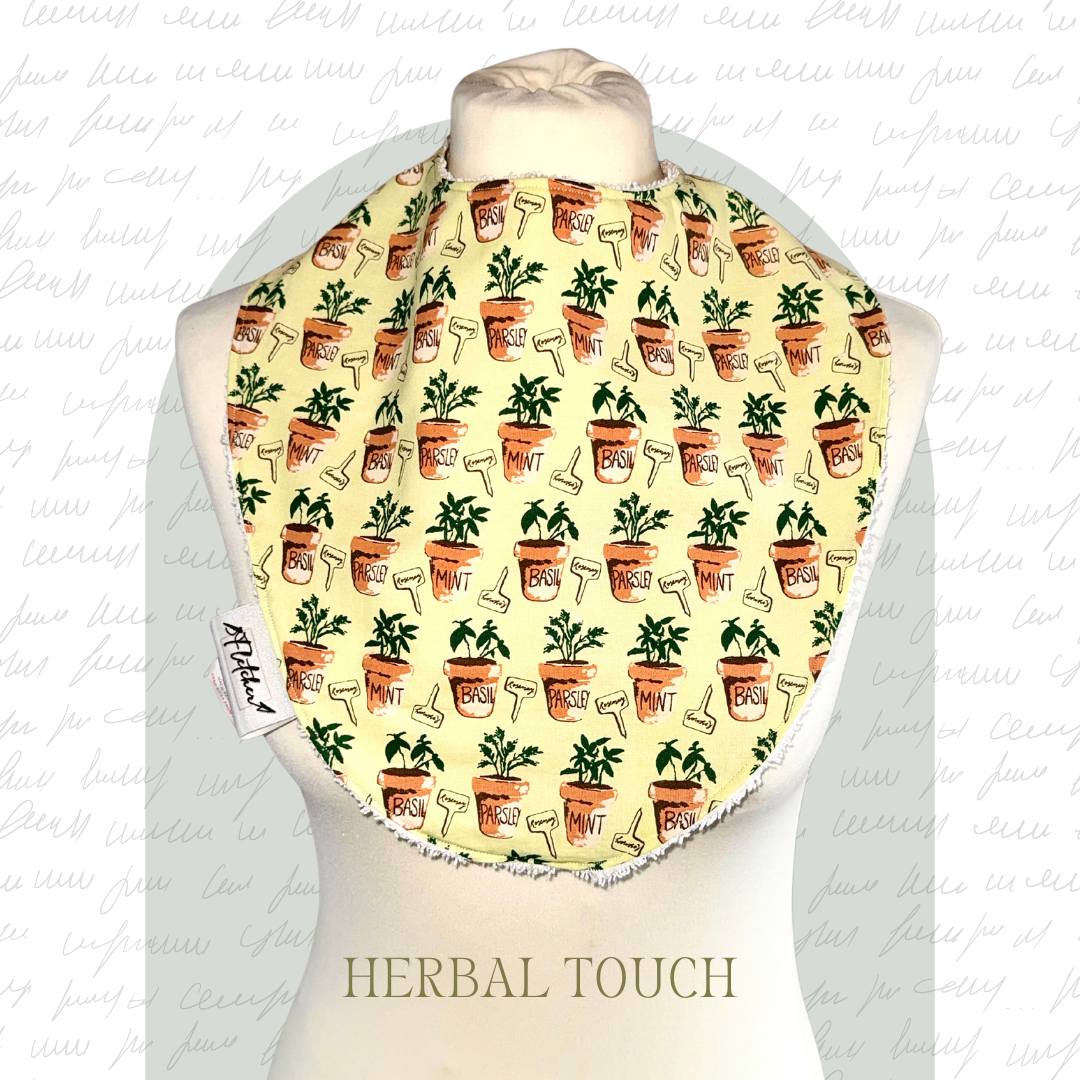 Adult Circular Bandana Dignity Bib - Floral Prints