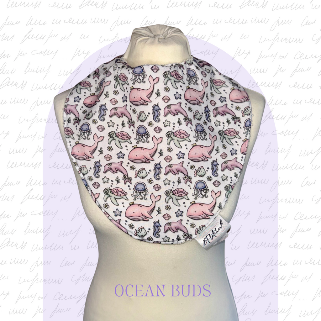 Adult Circular Bandana Dignity Bib - Animal Prints