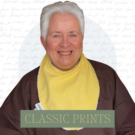 Adult Circular Bandana Dignity Bib - Classic Prints