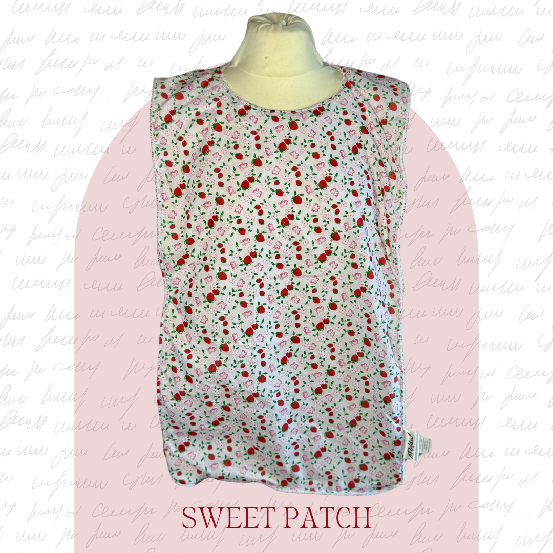 Adult Full Length Rectangular Dignity Bib - Floral Prints