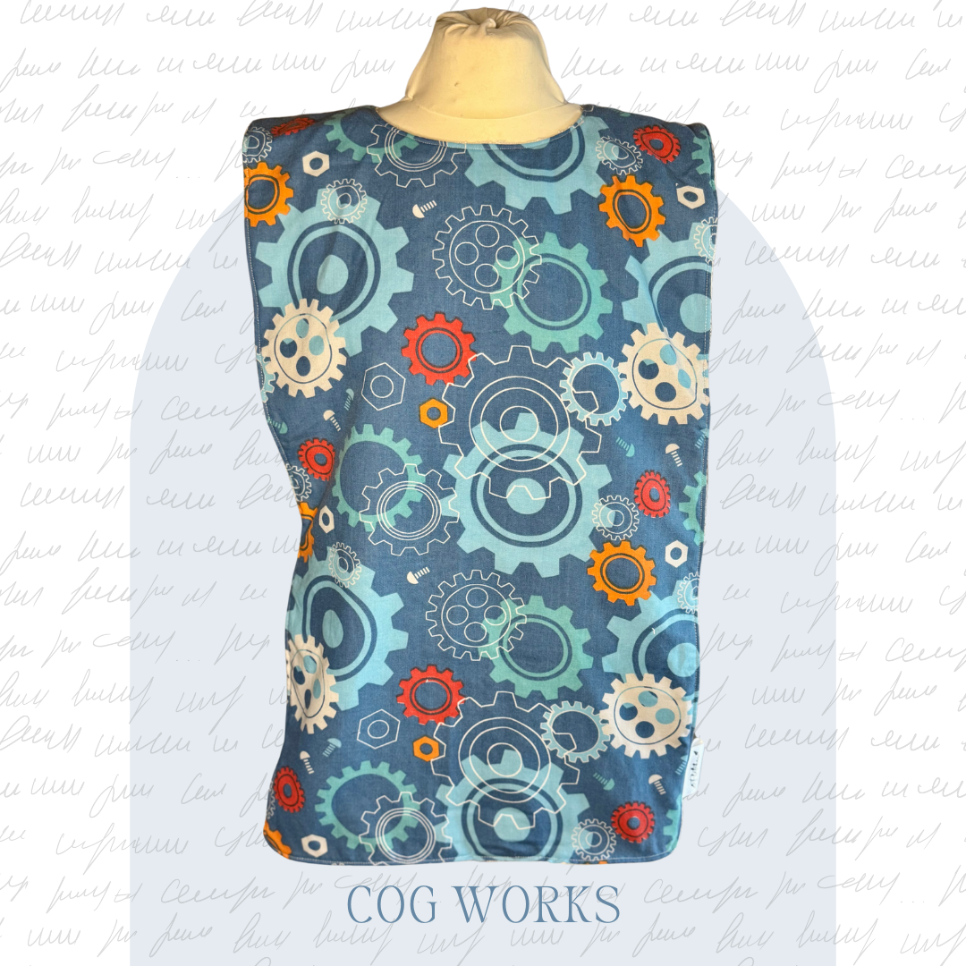 Adult Full Length Rectangular Dignity Bib - Classic Prints
