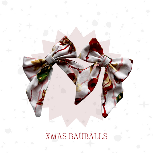 Christmas Bow Clips 2 Pack