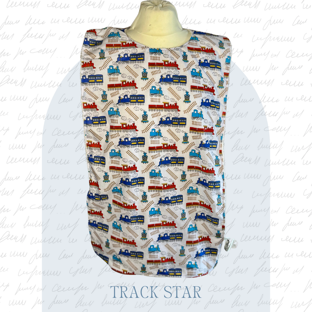 Adult Full Length Rectangular Dignity Bib - Classic Prints